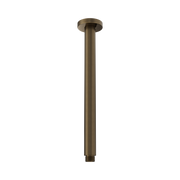 Nero Round Ceiling Arm 300mm Length, Tumbled Antique Brass