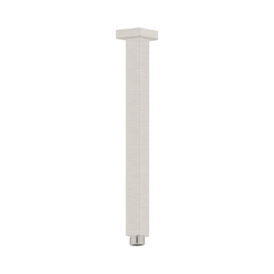 Nero Square Ceiling Arm 300mm Length, Brushed Nickel