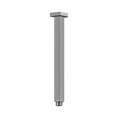 Nero Square Ceiling Arm 300mm Length, Gun Metal