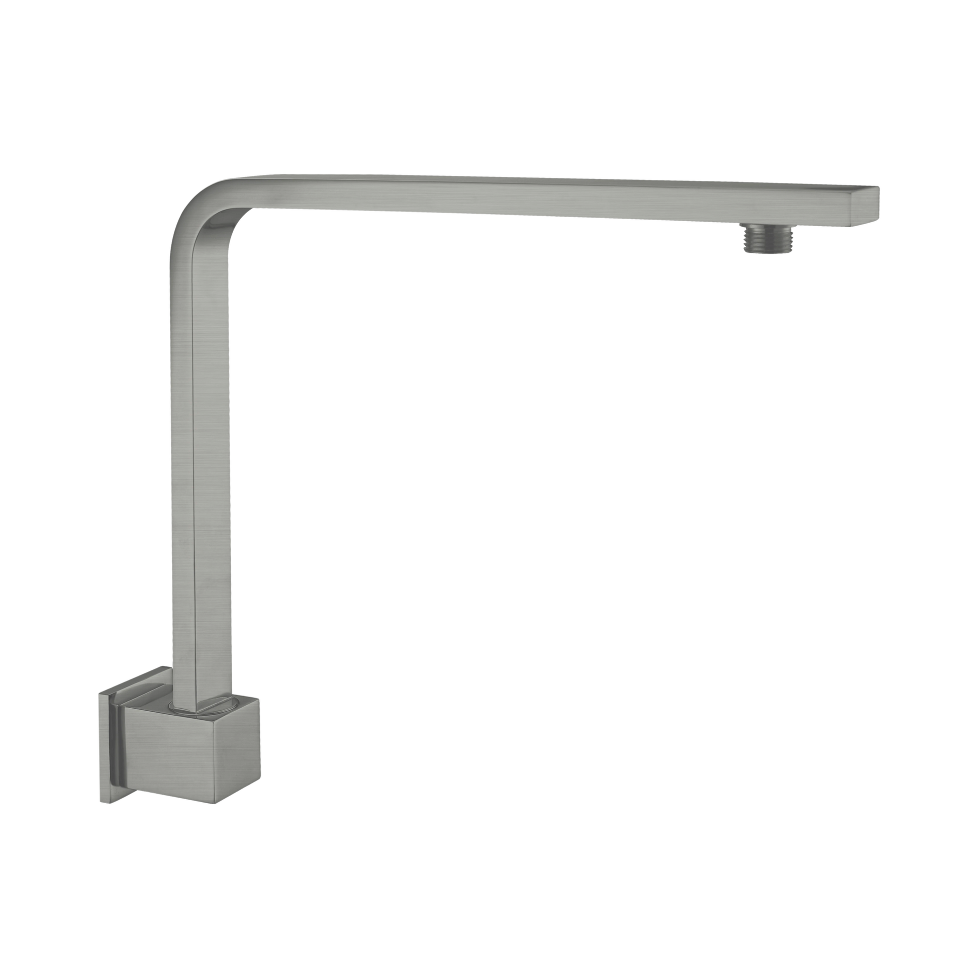 Nero Square Swivel Shower Arm, Gun Metal