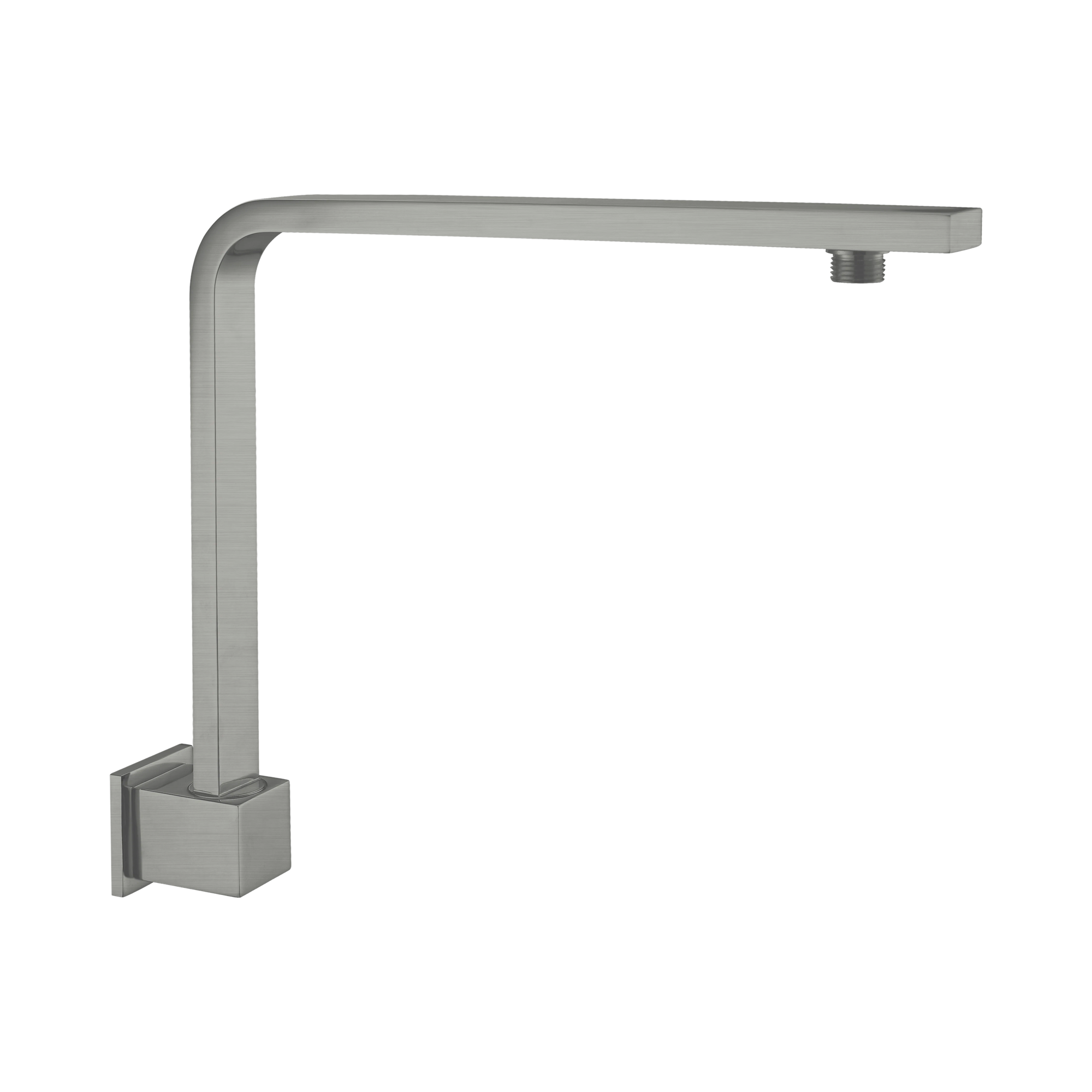 Nero Square Swivel Shower Arm, Gun Metal