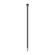 Nero Premium Flexible Mixer Tap Hose Pair, Gun Metal
