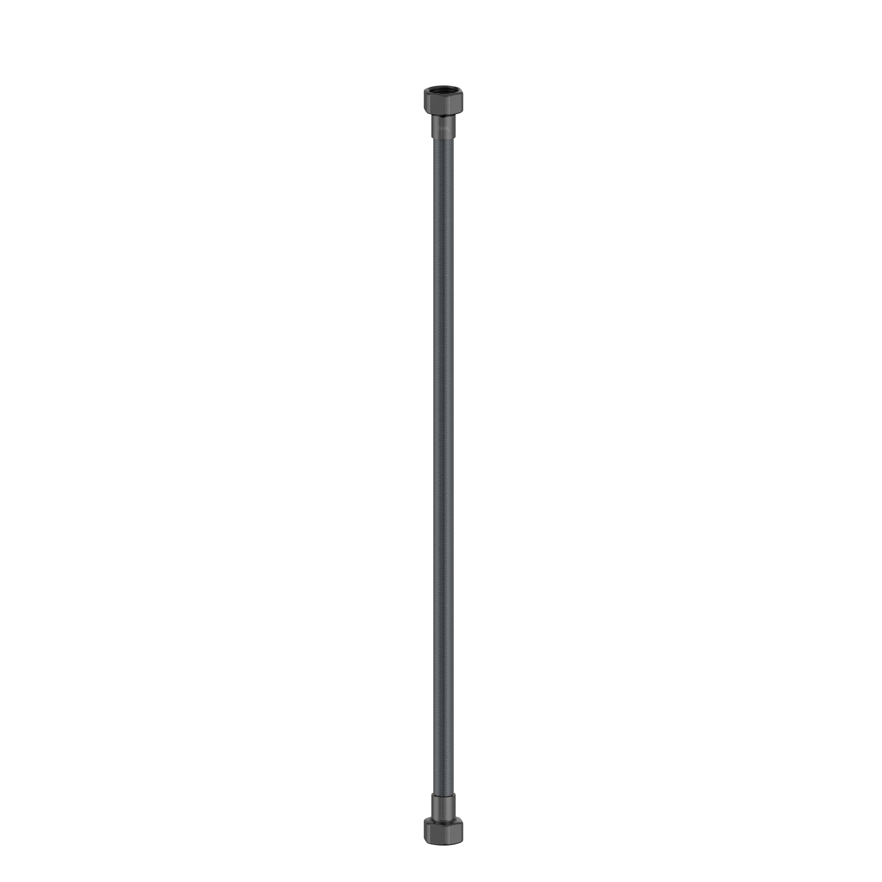 Nero 500mm Premium G1/2 Female Flexible Water Connector Hose, Gun Metal