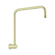 Nero Round Swivel Shower Arm, Brushed Gold