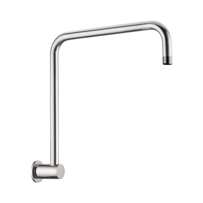 Nero Round Swivel Shower Arm, Brushed Nickel