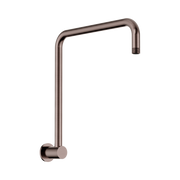 Nero Round Swivel Shower Arm, Brushed Bronze