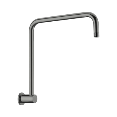 Nero Round Swivel Shower Arm, Gun Metal