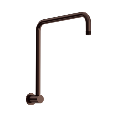 Nero Round Swivel Shower Arm, Rome Bronze