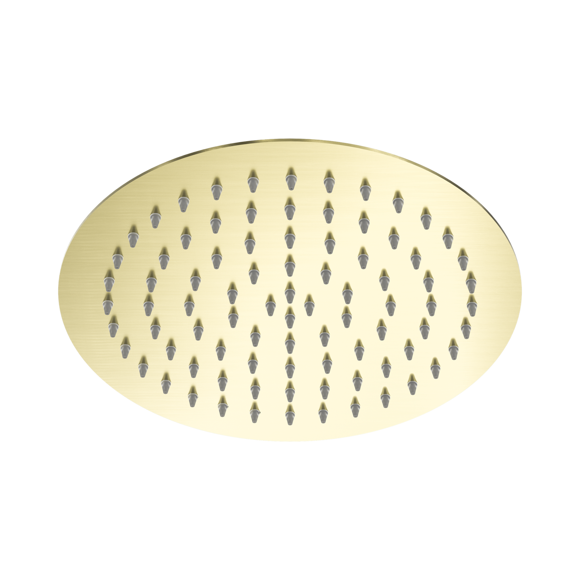 Nero 250mm Round Stainless Steel Shower Head 4 Star Rating, Brushed Gold