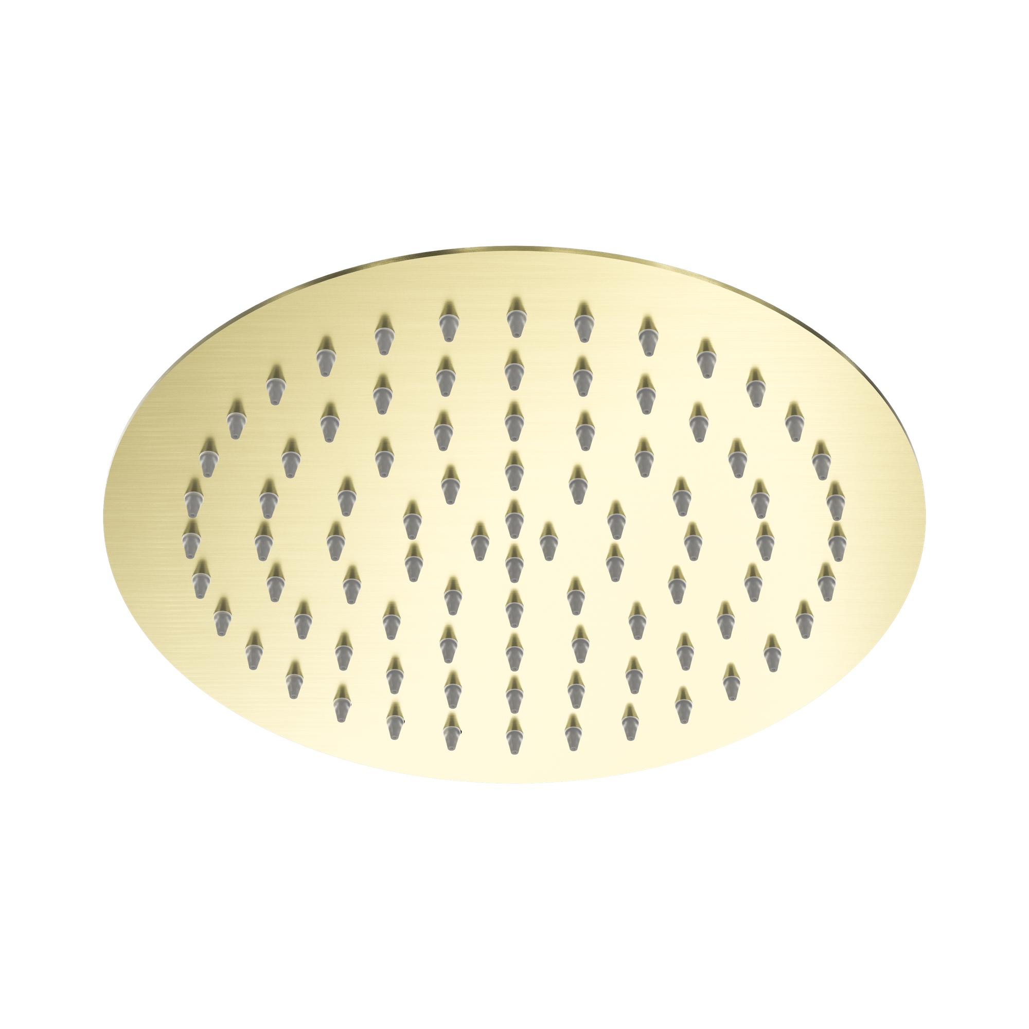 Nero 250mm Round Stainless Steel Shower Head 4 Star Rating, Brushed Gold
