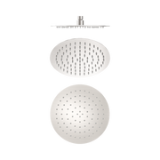 Nero 250mm Round Stainless Steel Shower Head 4 Star Rating, Brushed Nickel