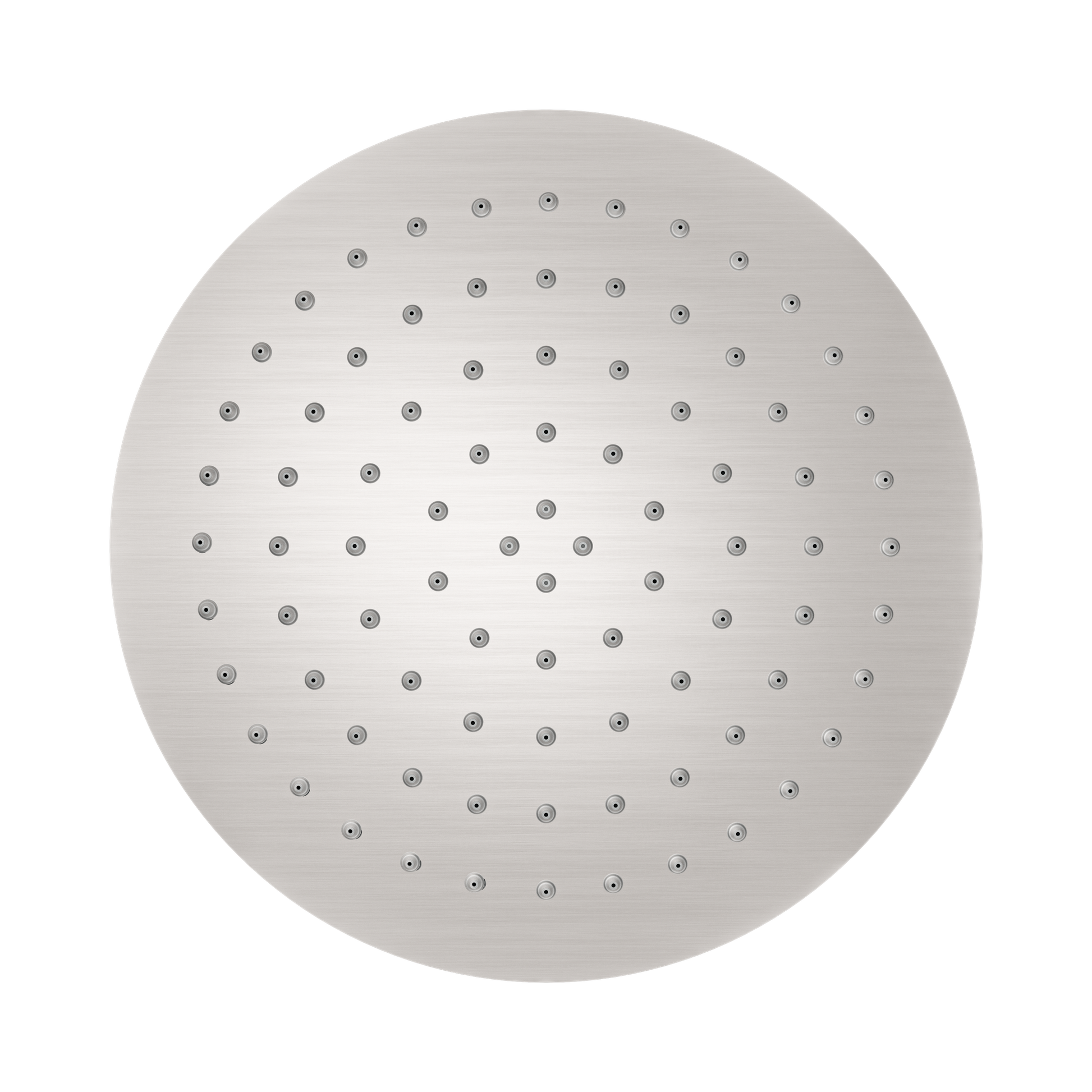 Nero 250mm Round Stainless Steel Shower Head 4 Star Rating, Brushed Nickel