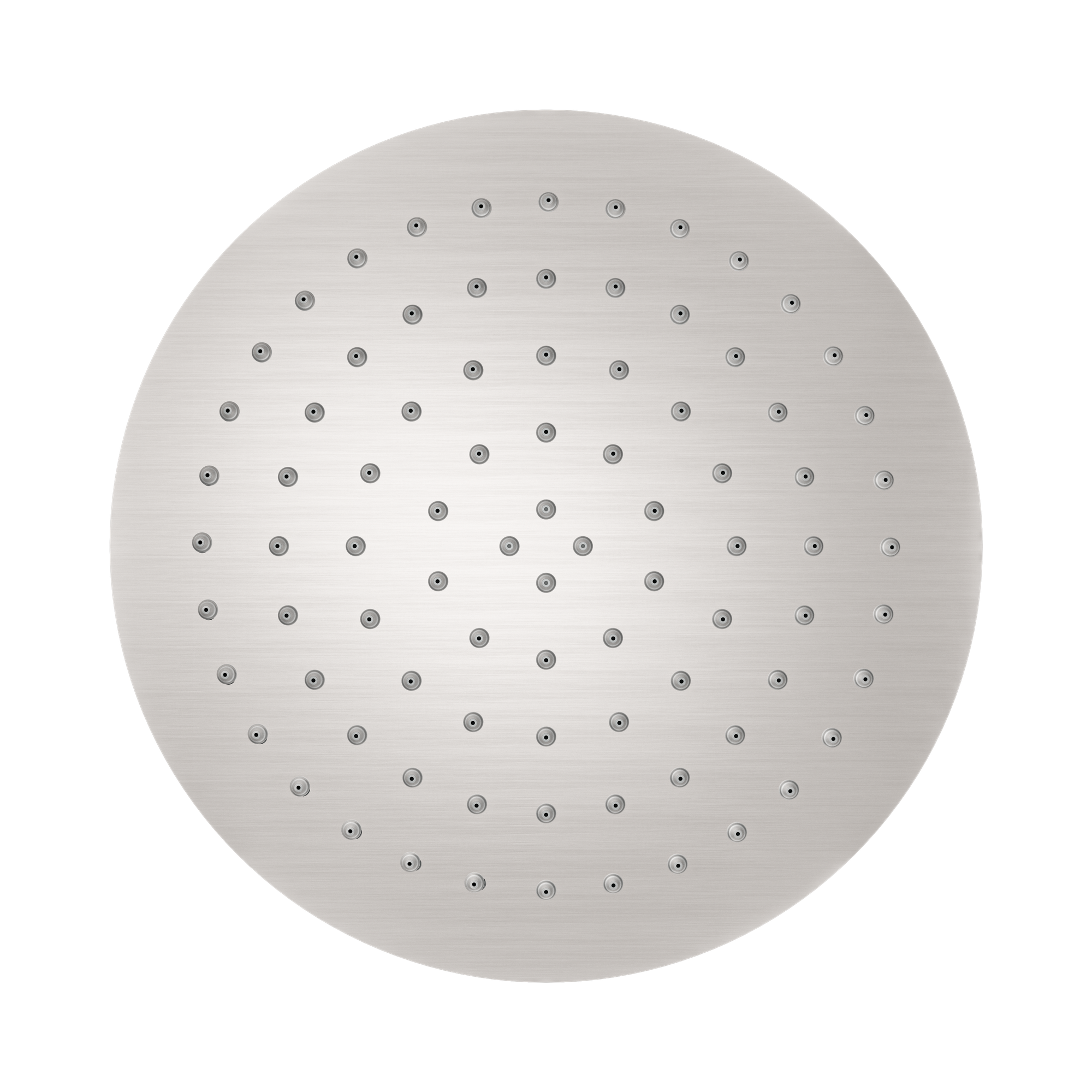 Nero 250mm Round Stainless Steel Shower Head 4 Star Rating, Brushed Nickel