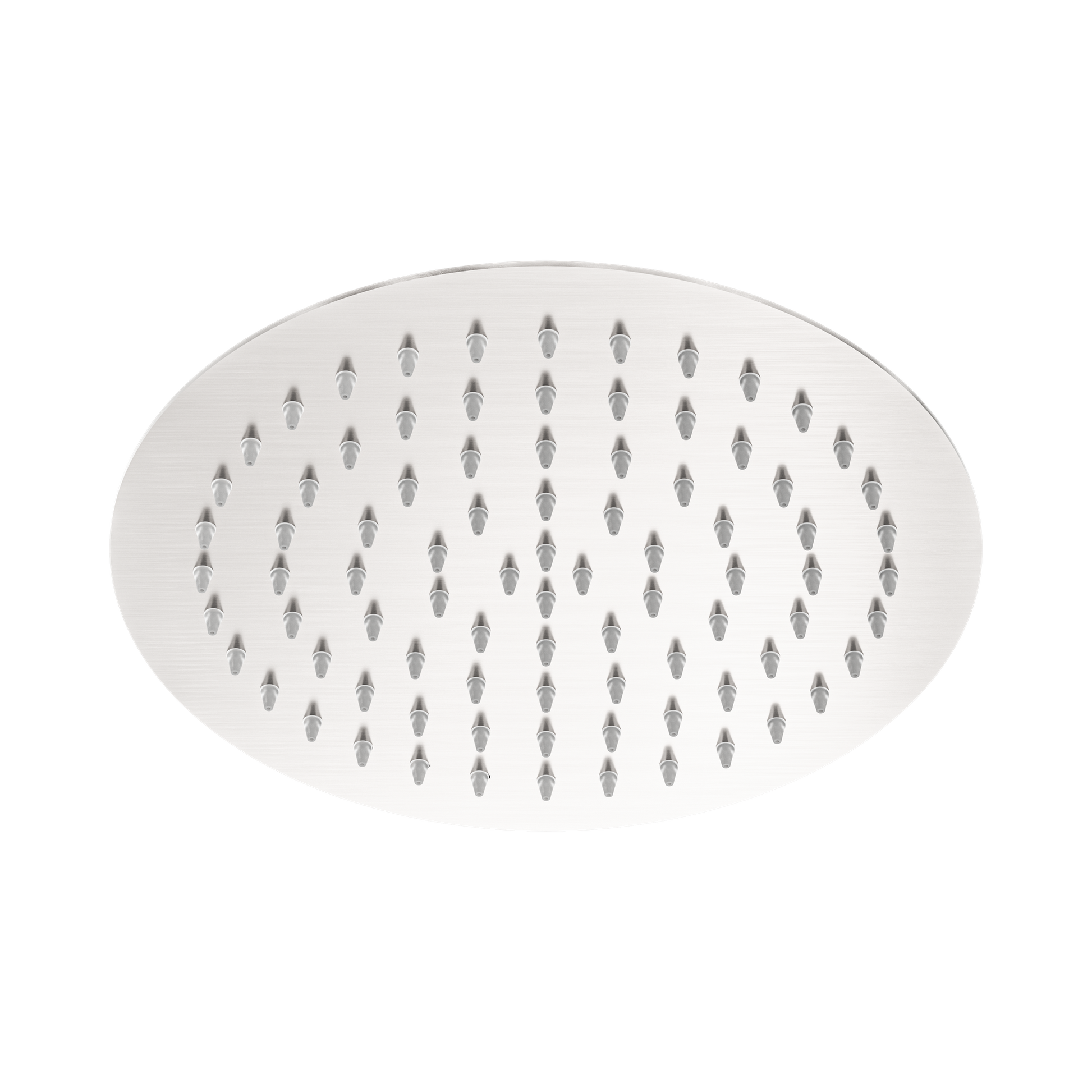 Nero 250mm Round Stainless Steel Shower Head 4 Star Rating, Brushed Nickel