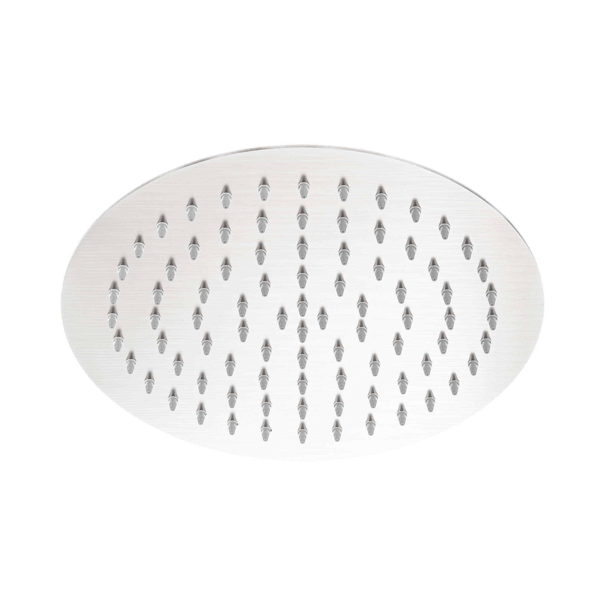 Nero 250mm Round Stainless Steel Shower Head 4 Star Rating, Brushed Nickel