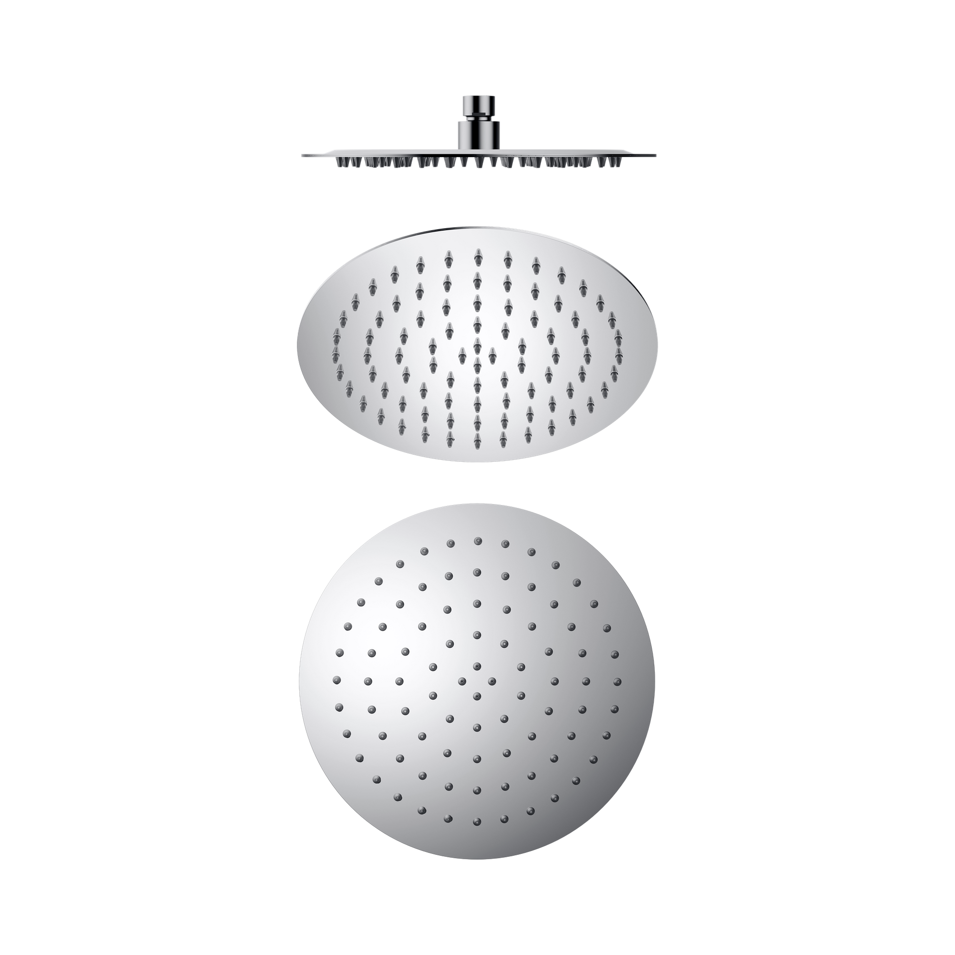 Nero 250mm Round Stainless Steel Shower Head 4 Star Rating, Chrome