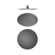 Nero 250mm Round Stainless Steel Shower Head 4 Star Rating, Gun Metal
