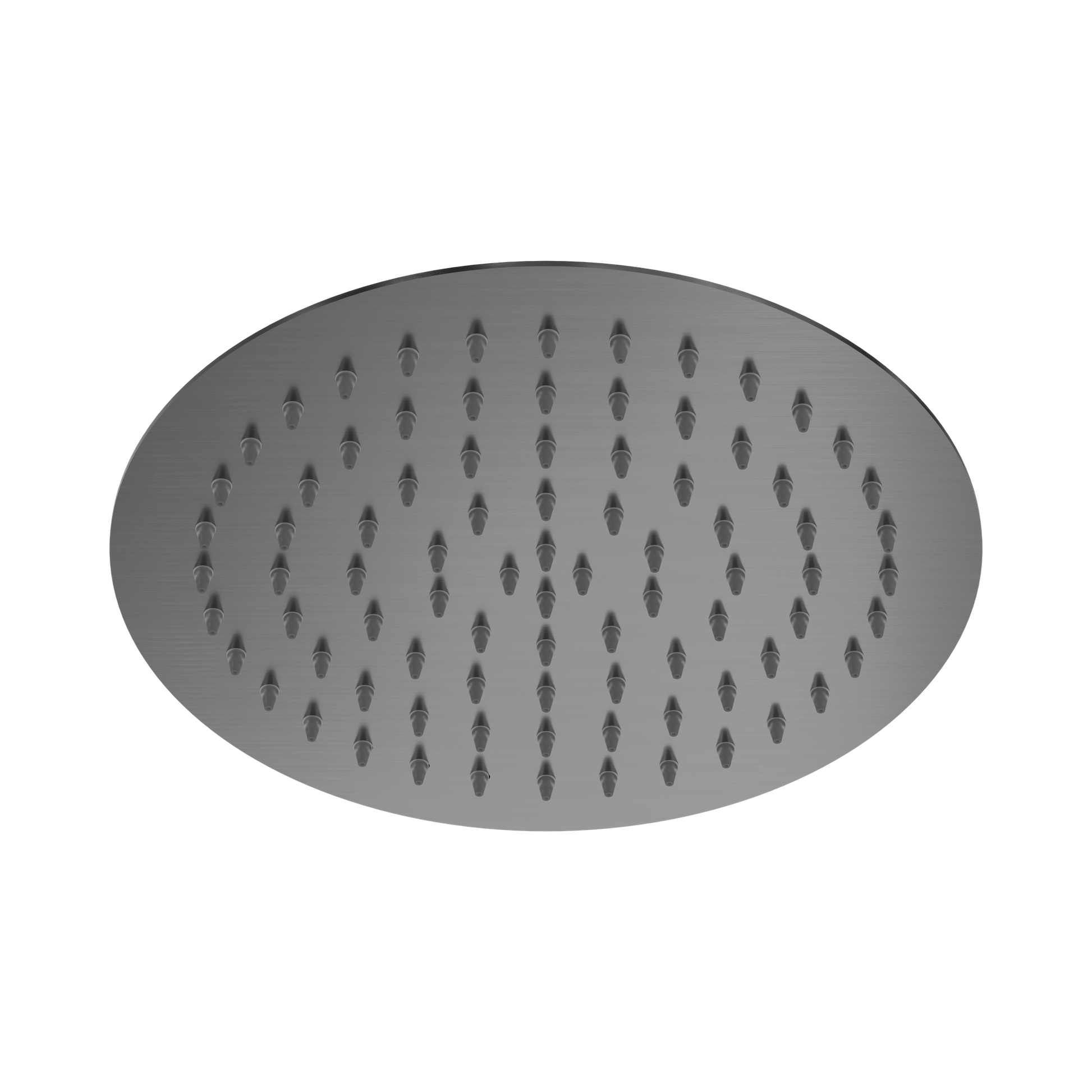 Nero 250mm Round Stainless Steel Shower Head 4 Star Rating, Gun Metal