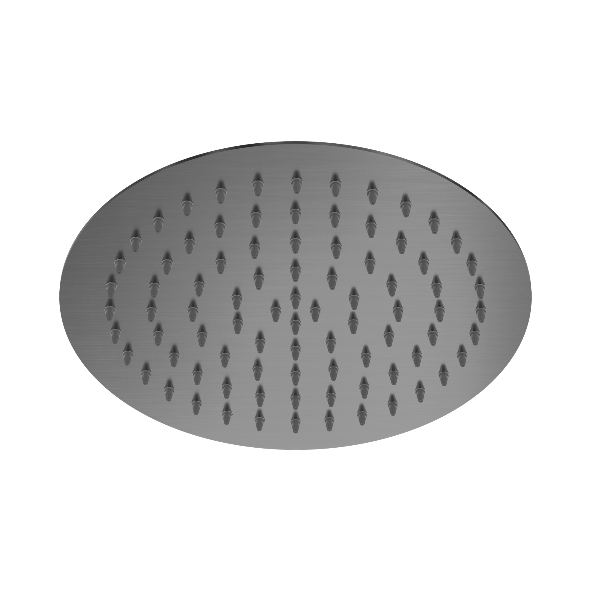 Nero 250mm Round Stainless Steel Shower Head 4 Star Rating, Gun Metal