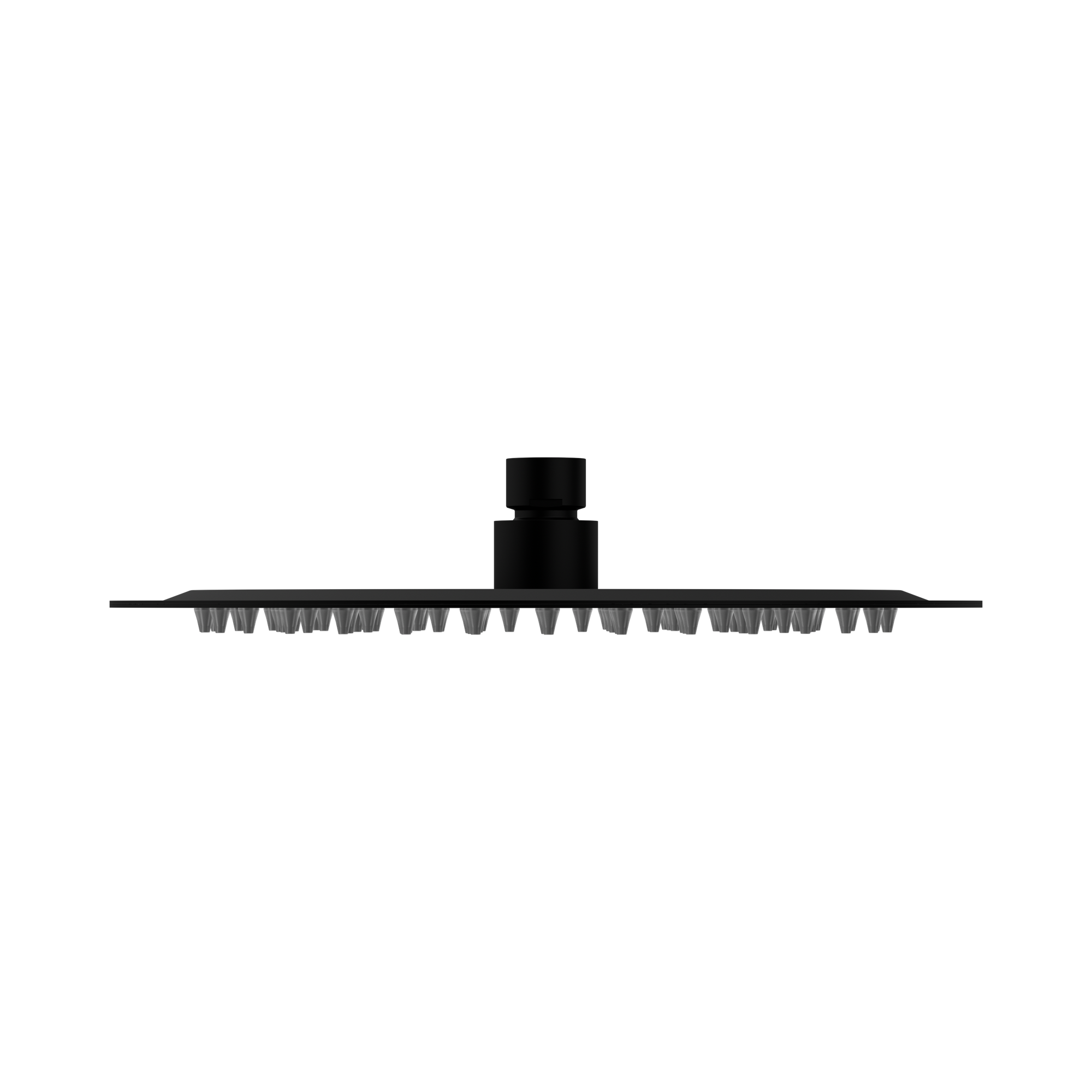 Nero 250mm Round Stainless Steel Shower Head 4 Star Rating, Matte Black