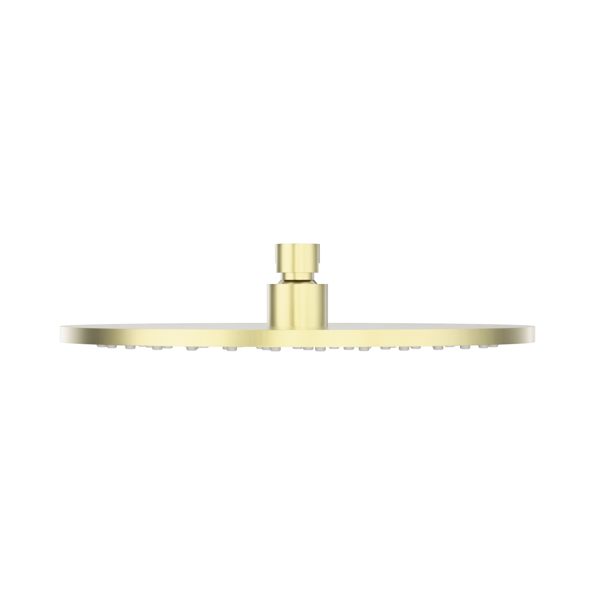 Nero 250mm Round Metal Shower Head II, Brushed Gold