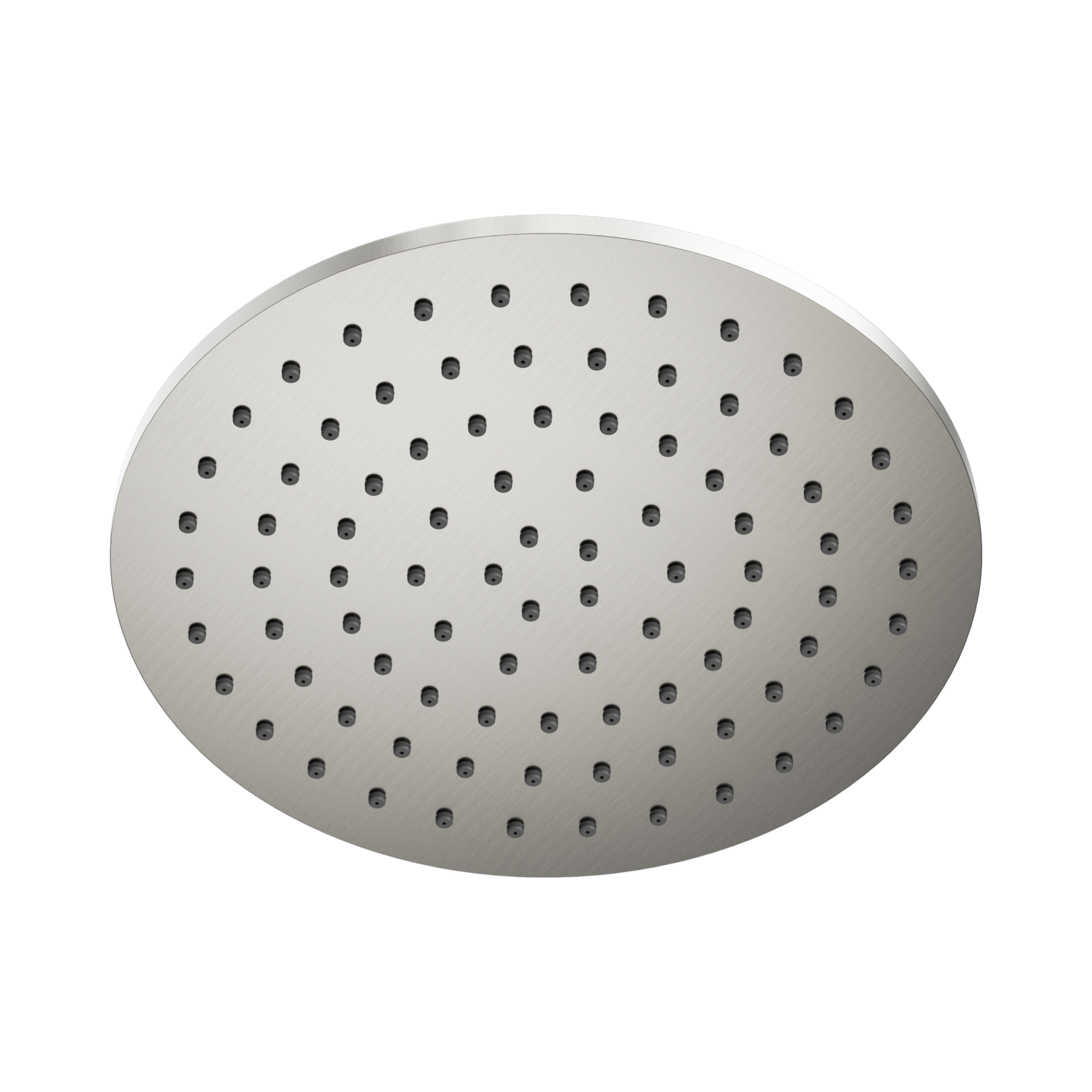 Nero 250mm Round Metal Shower Head II, Brushed Nickel
