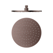 Nero 250mm Round Metal Shower Head II, Brushed Bronze