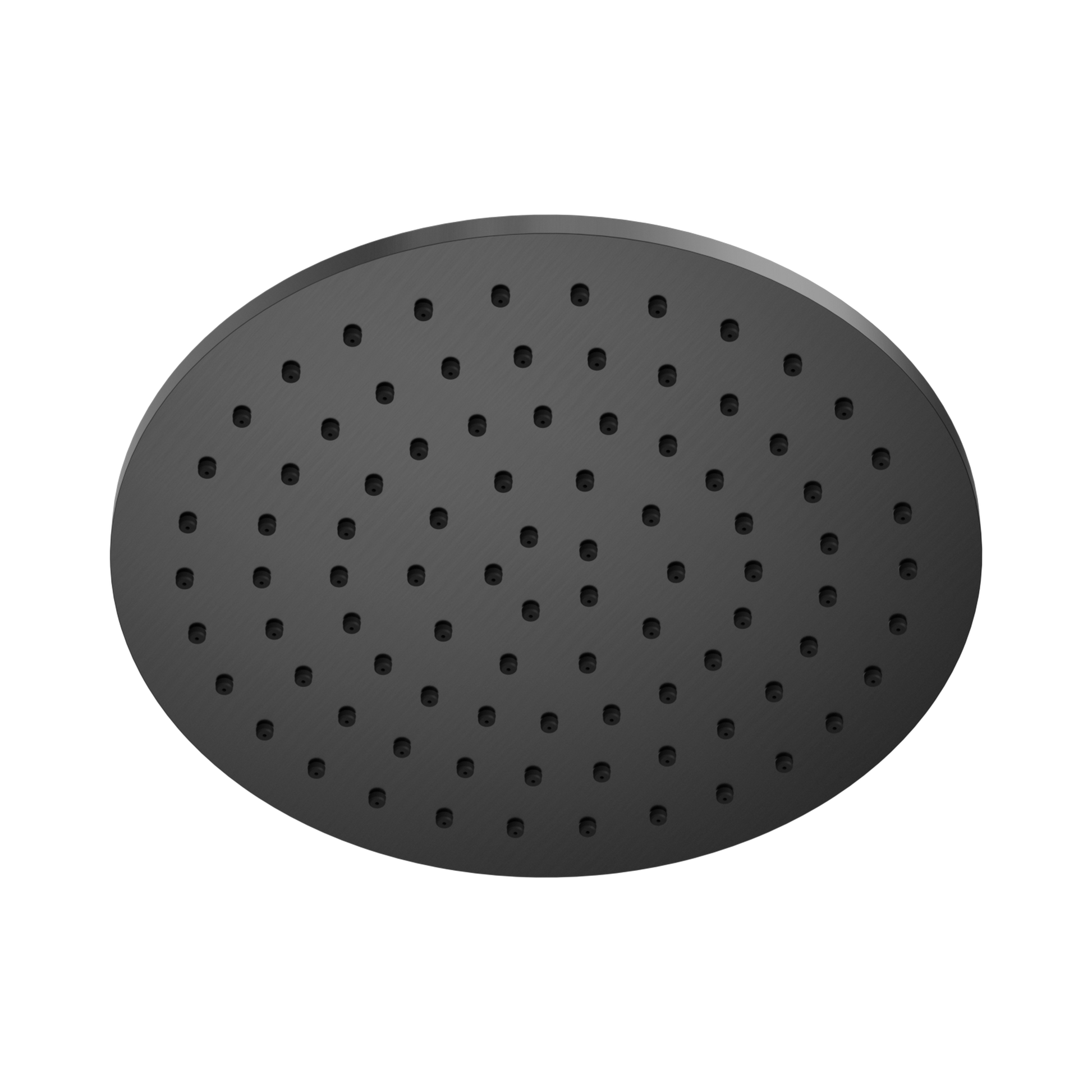 Nero 250mm Round Metal Shower Head II, Gun Metal