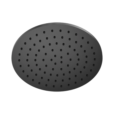 Nero 250mm Round Metal Shower Head II, Gun Metal