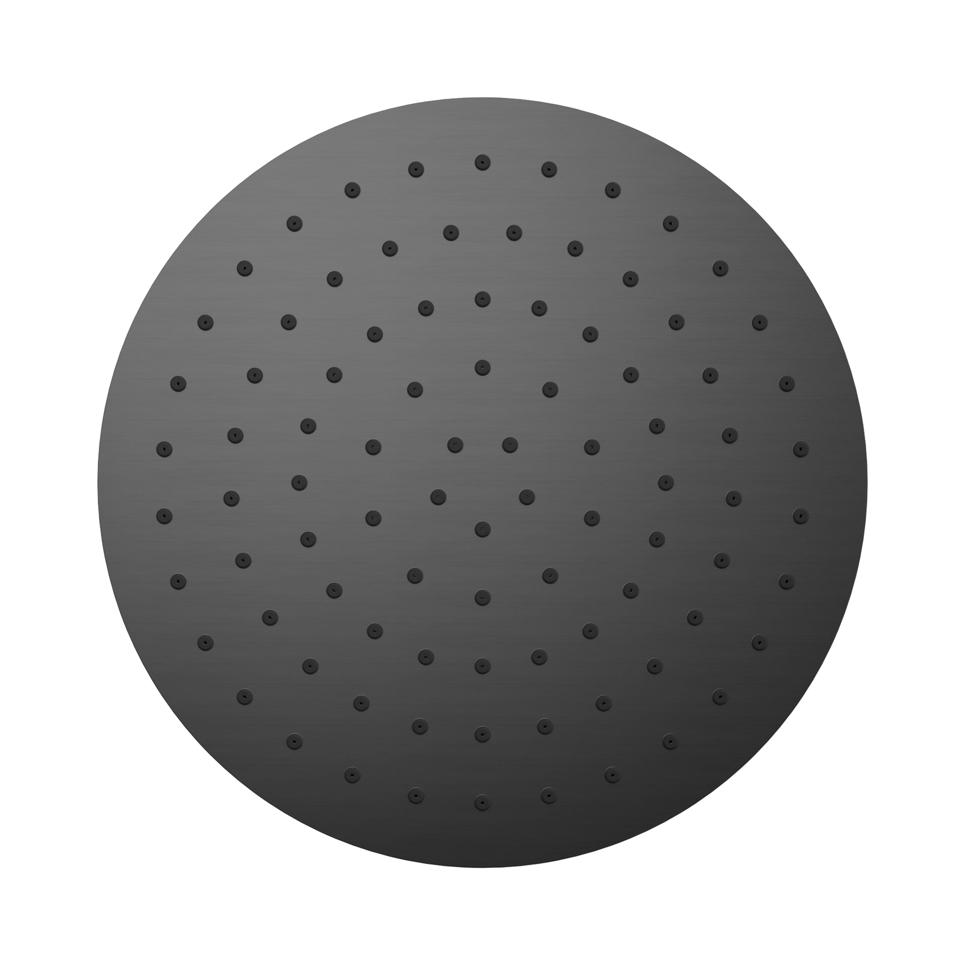 Nero 250mm Round Metal Shower Head II, Gun Metal