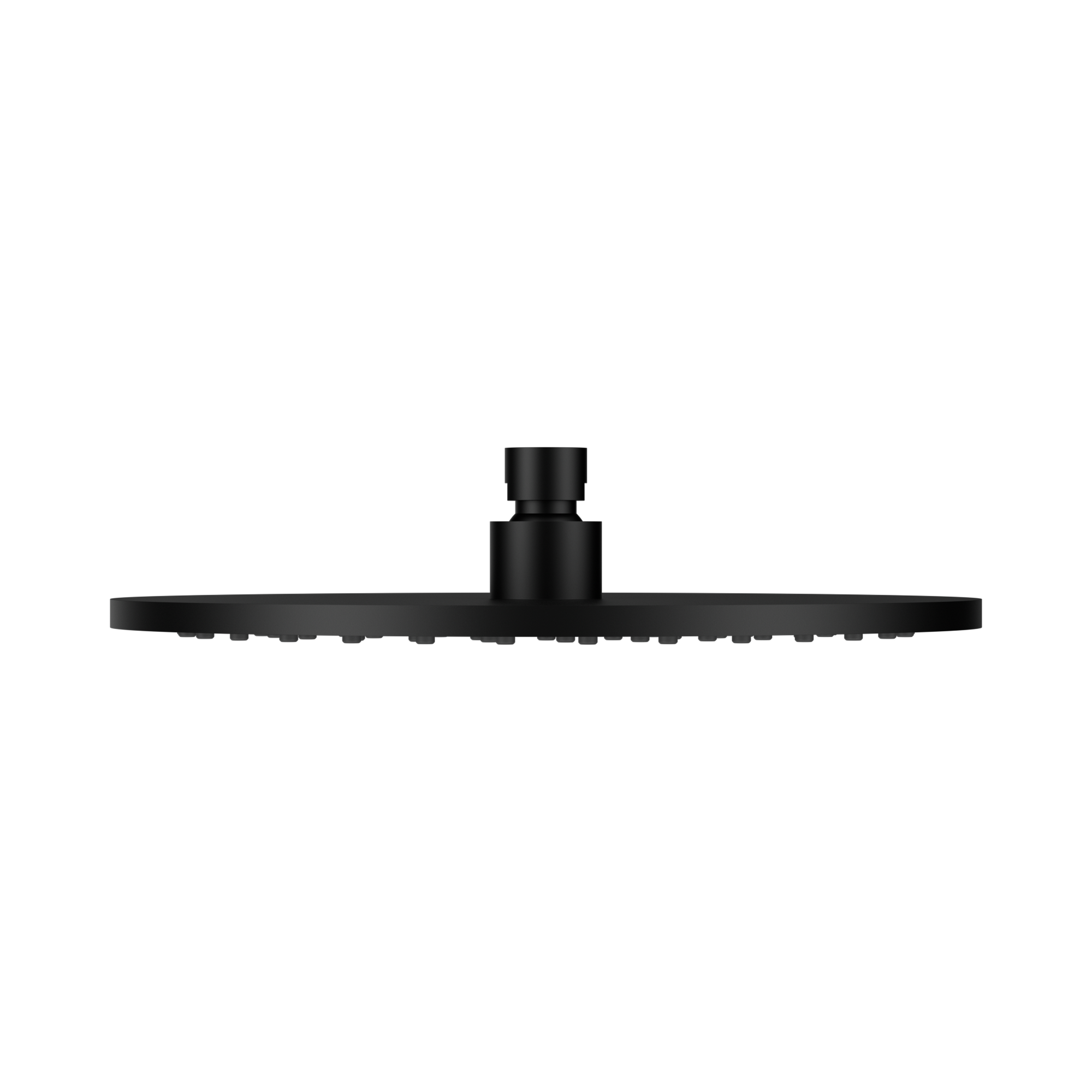 Nero 250mm Round Metal Shower Head II, Matte Black