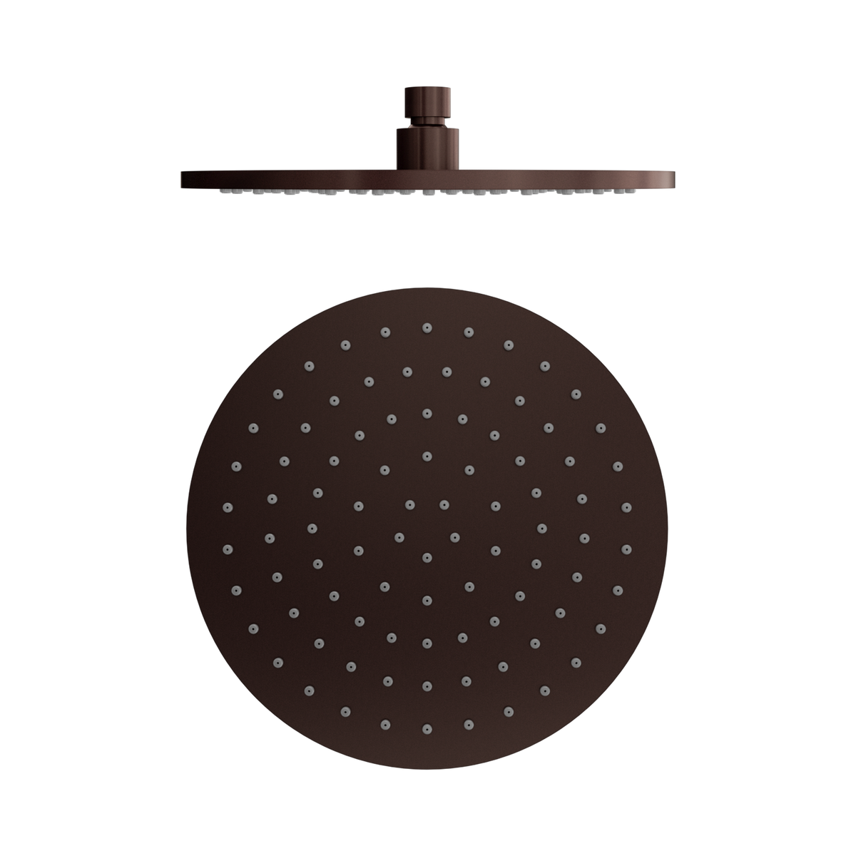 Nero 250mm Round Metal Shower Head II, Rome Bronze