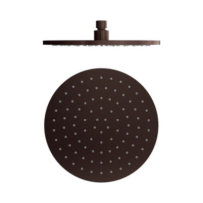 Nero 250mm Round Metal Shower Head II, Rome Bronze