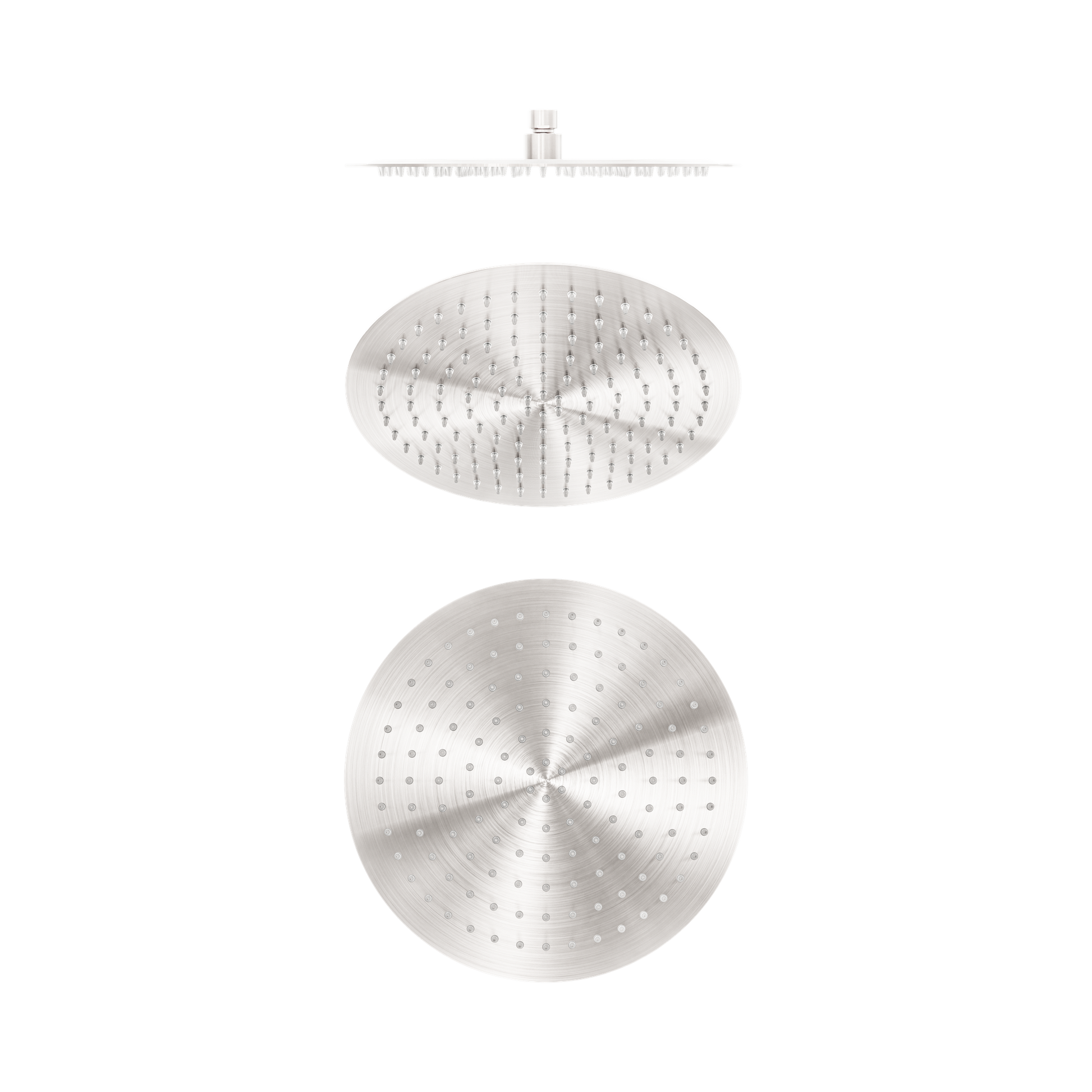 Nero Zen SS316L 300mm Round Shower Head, Brushed Nickel