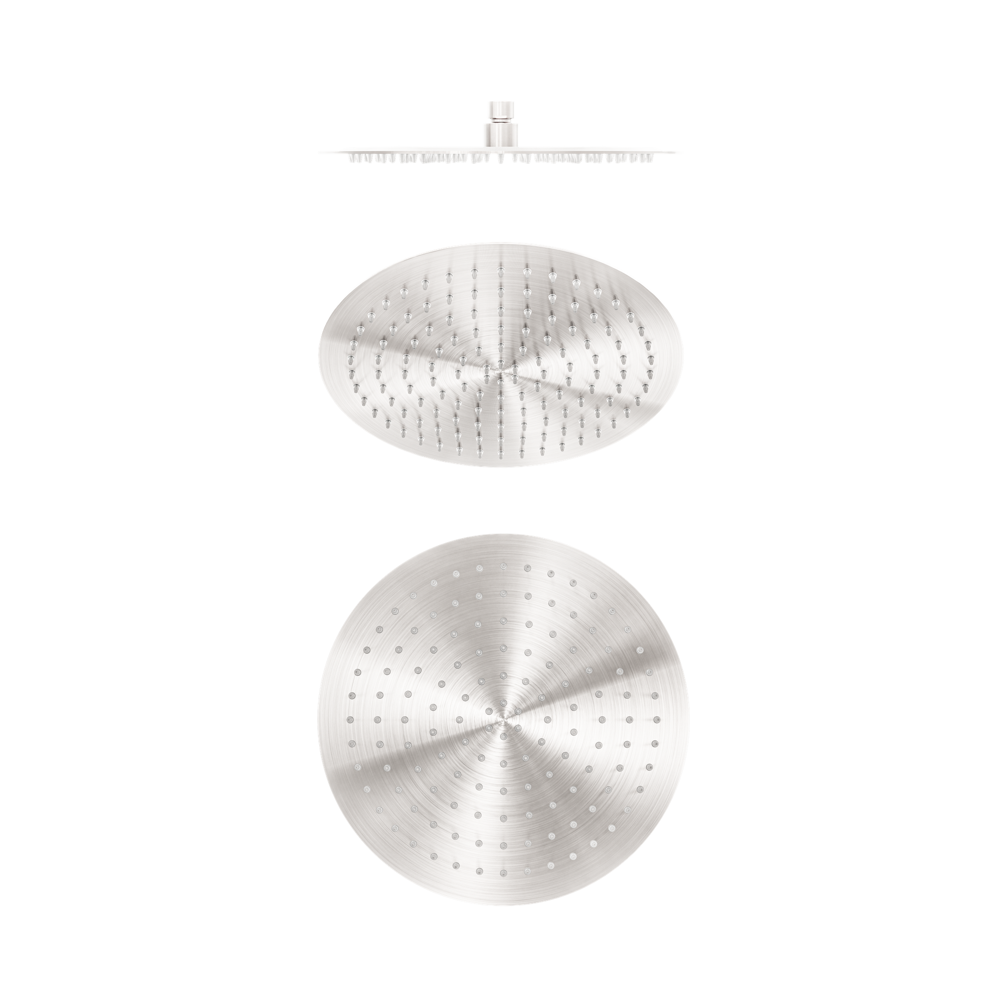 Nero Zen SS316L 300mm Round Shower Head, Brushed Nickel