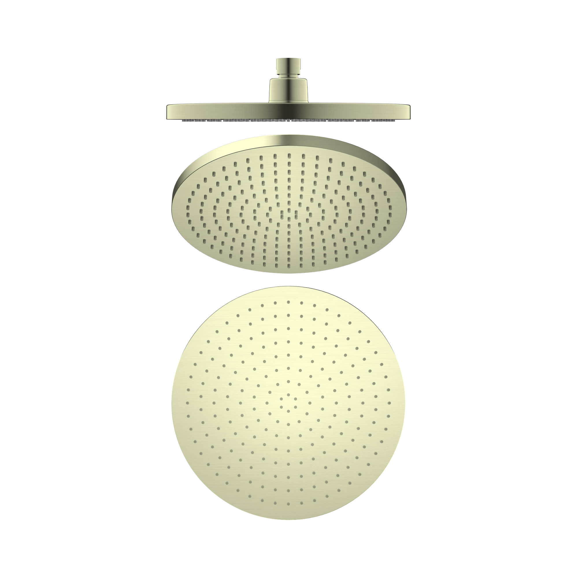 Nero 230mm Air Shower Head, Brushed Gold