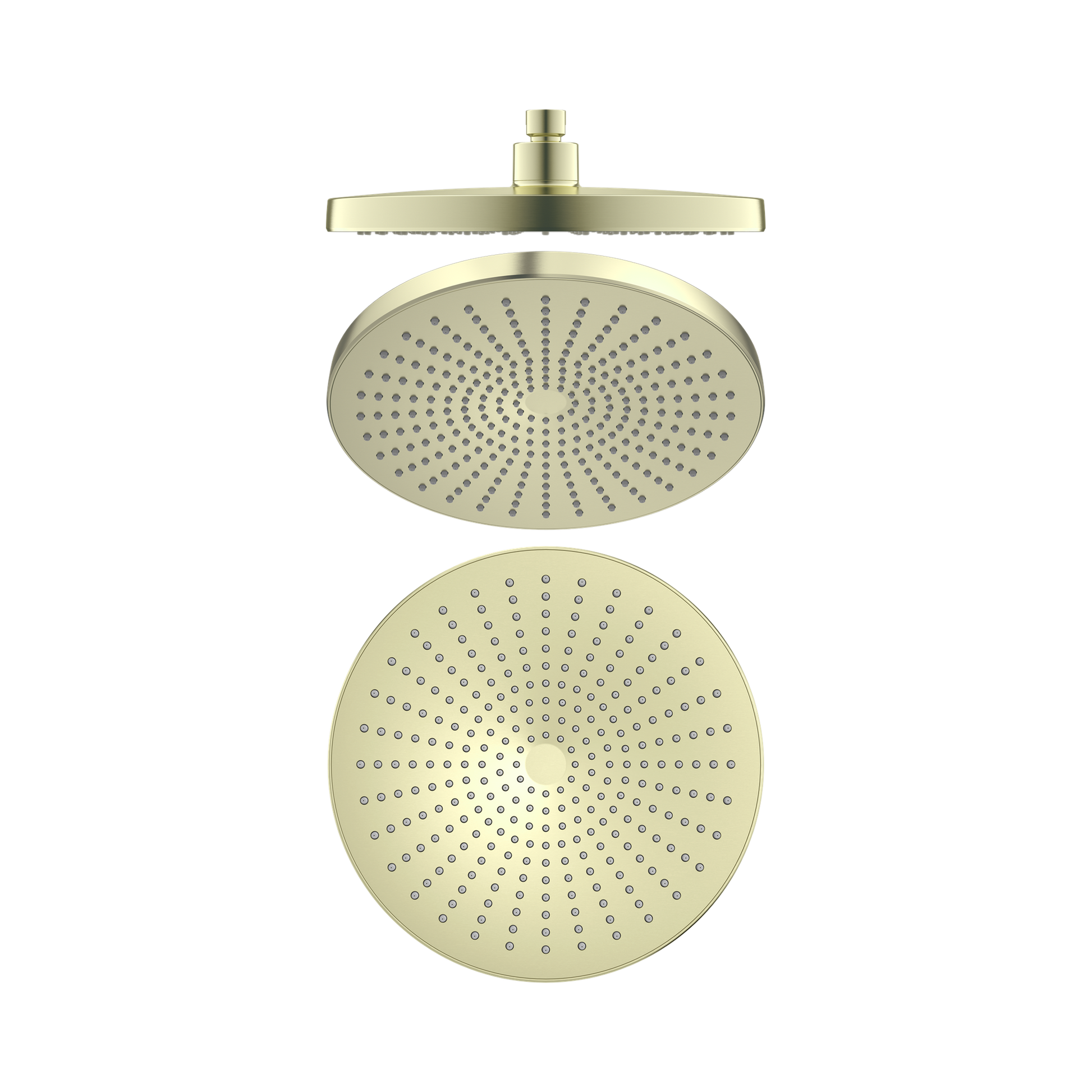 Nero Opal 250mm Shower Head, Brushed Gold