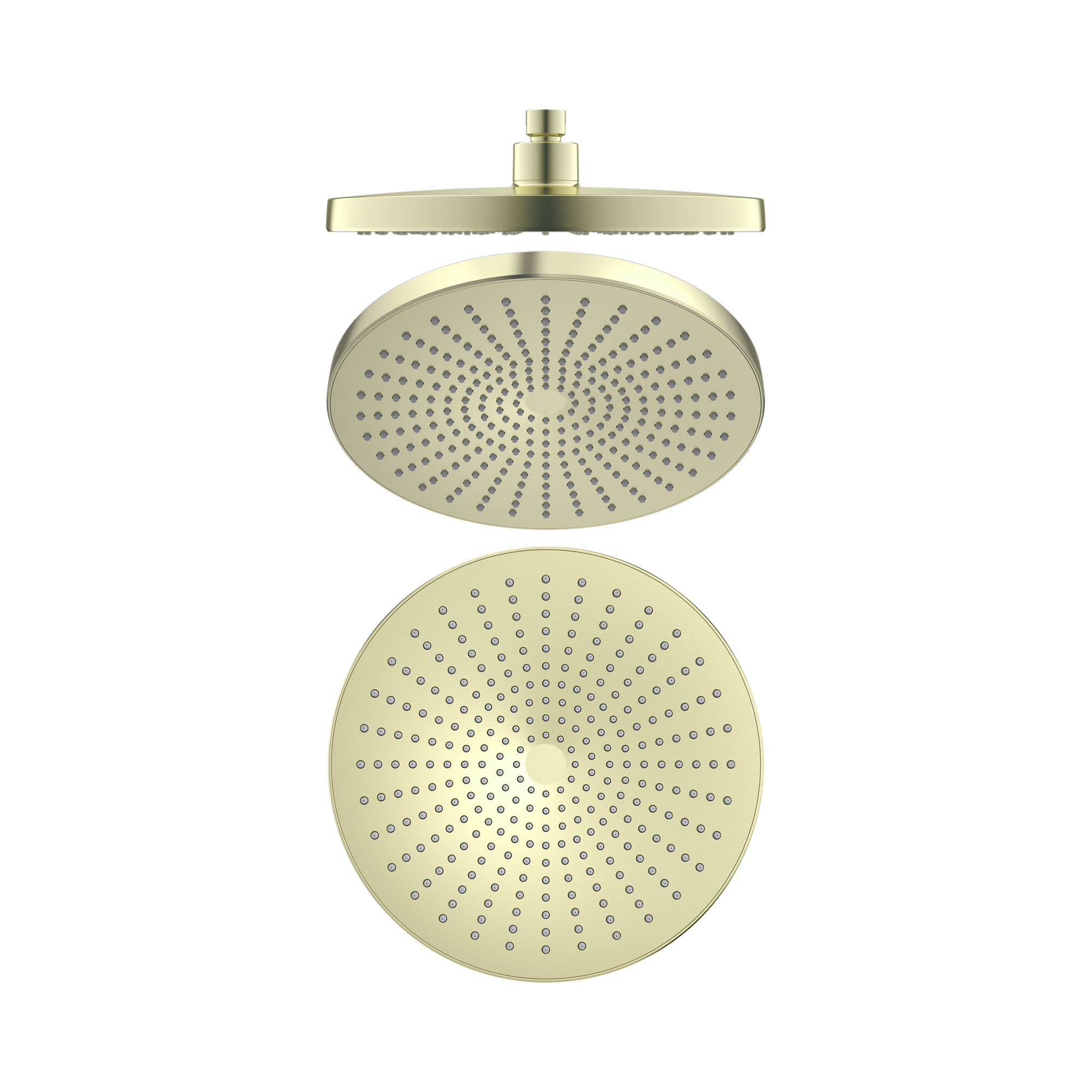 Nero Opal 250mm Shower Head, Brushed Gold