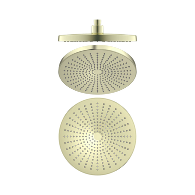 Nero Opal 250mm Shower Head, Brushed Gold