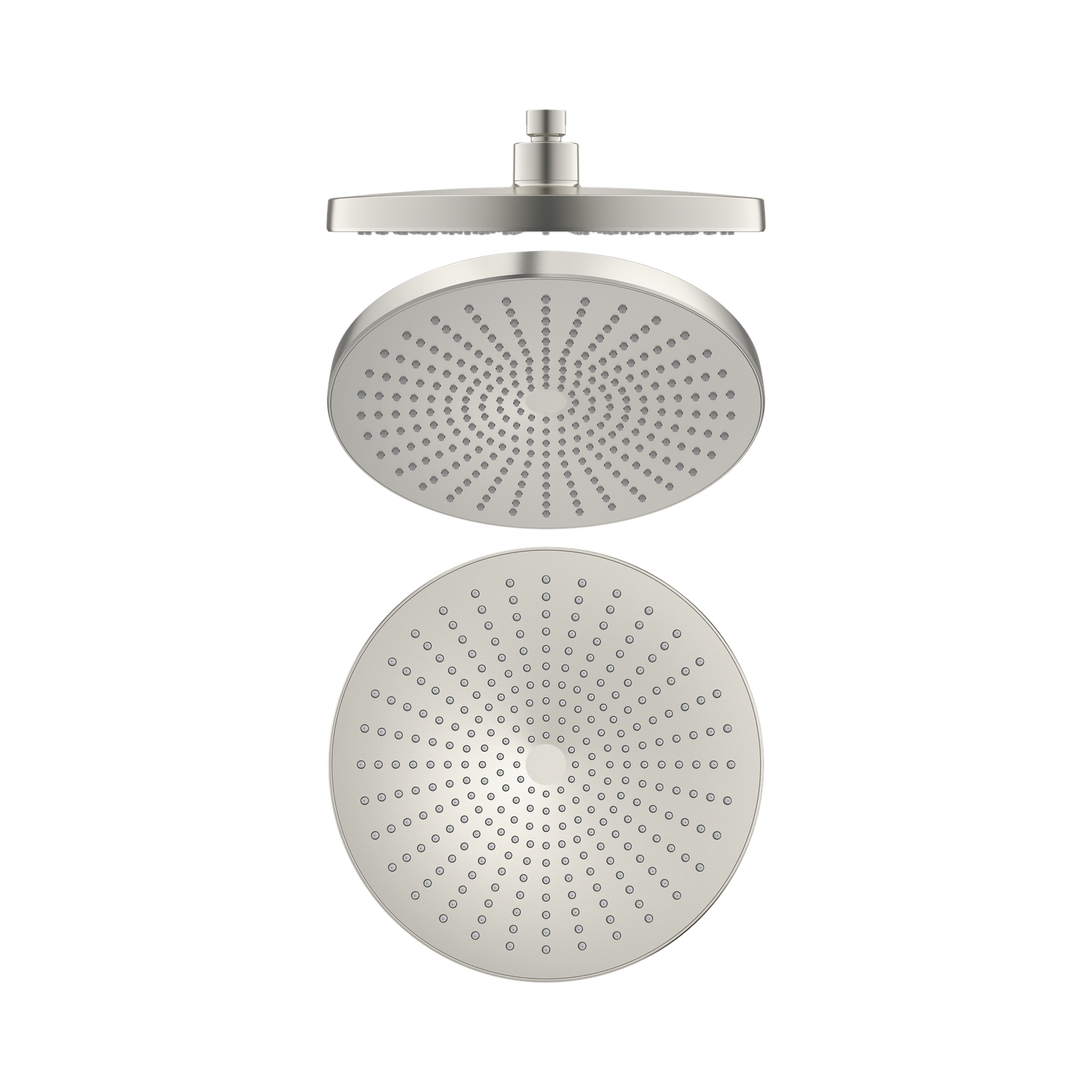 Nero Opal 250mm Shower Head, Brushed Nickel