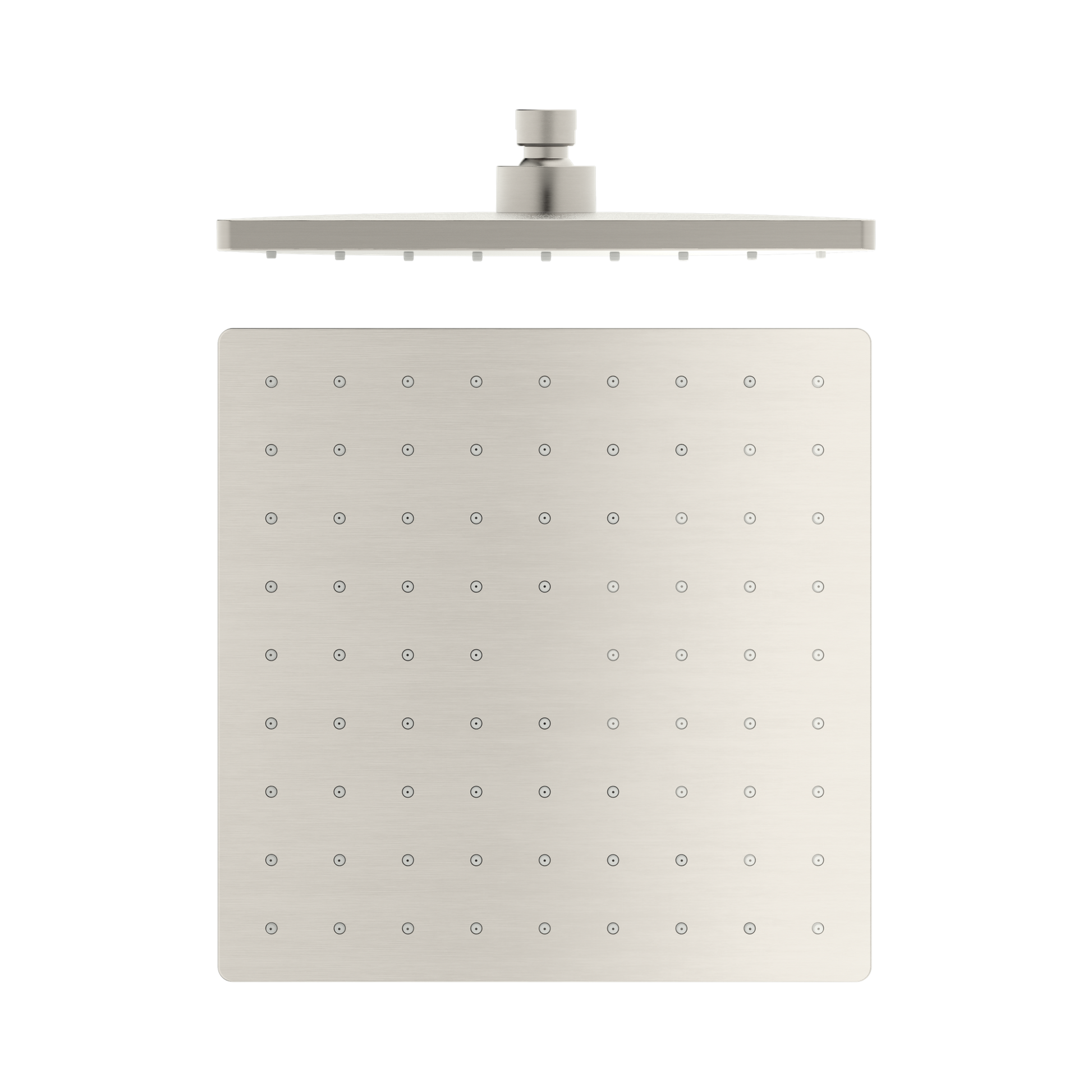 Nero 250mm ABS Square Shower Head, Brushed Nickel