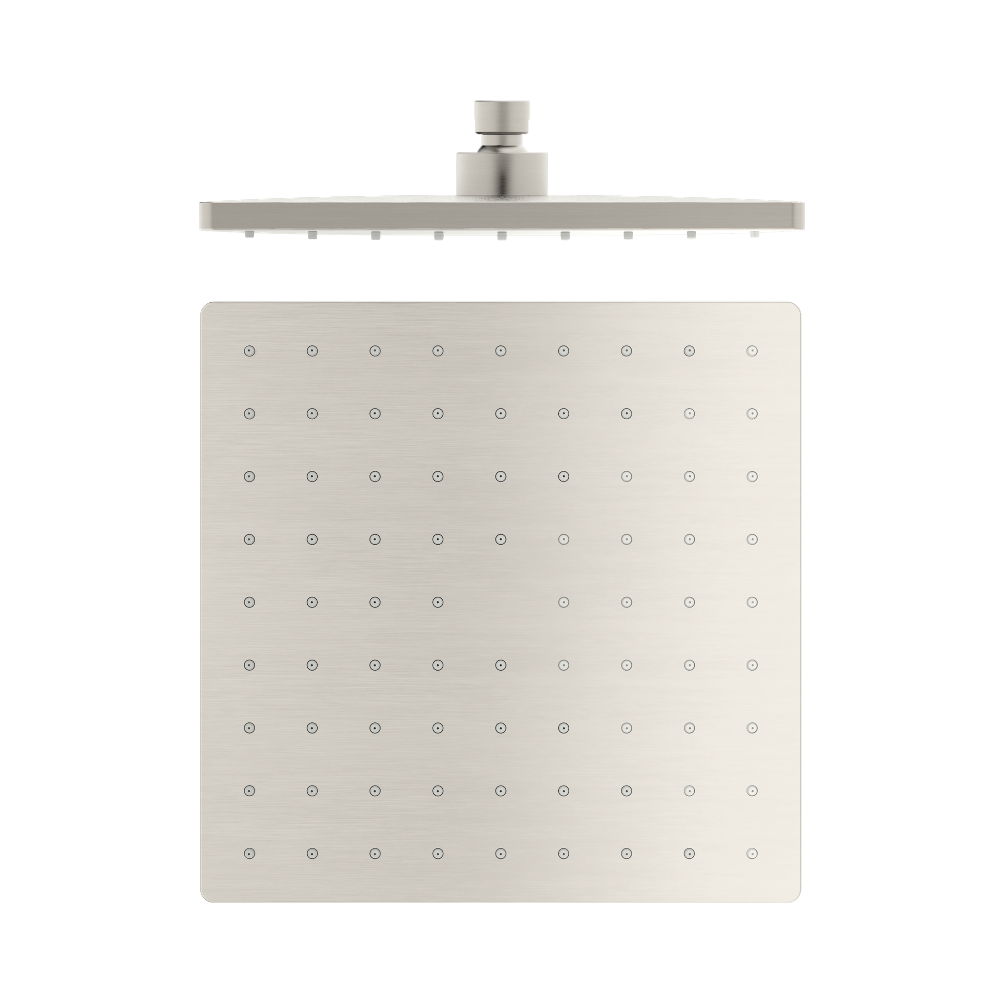 Nero 250mm ABS Square Shower Head, Brushed Nickel
