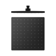Nero 250mm ABS Square Shower Head, Matte Black