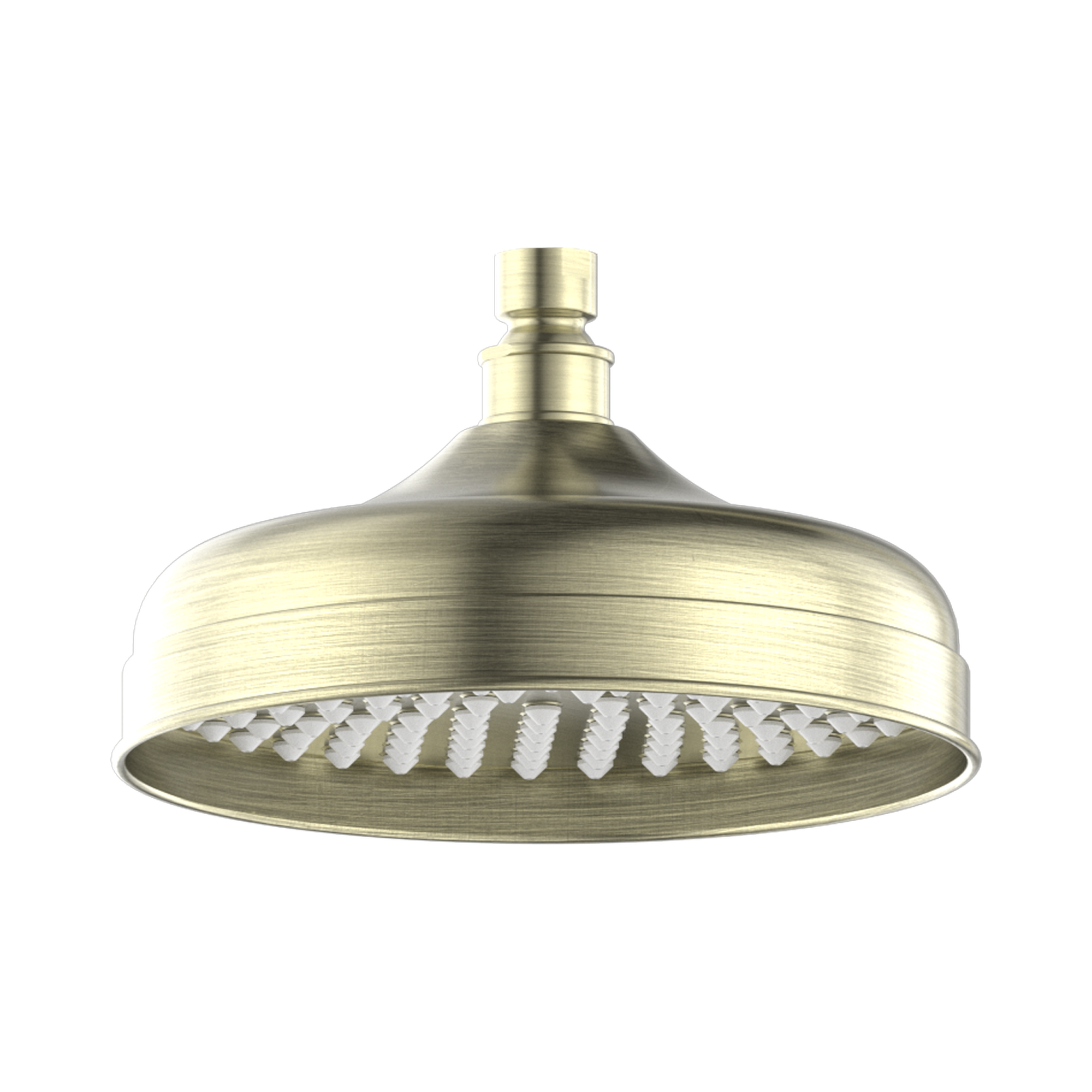 Nero York 200mm Shower Head Aged Brass
