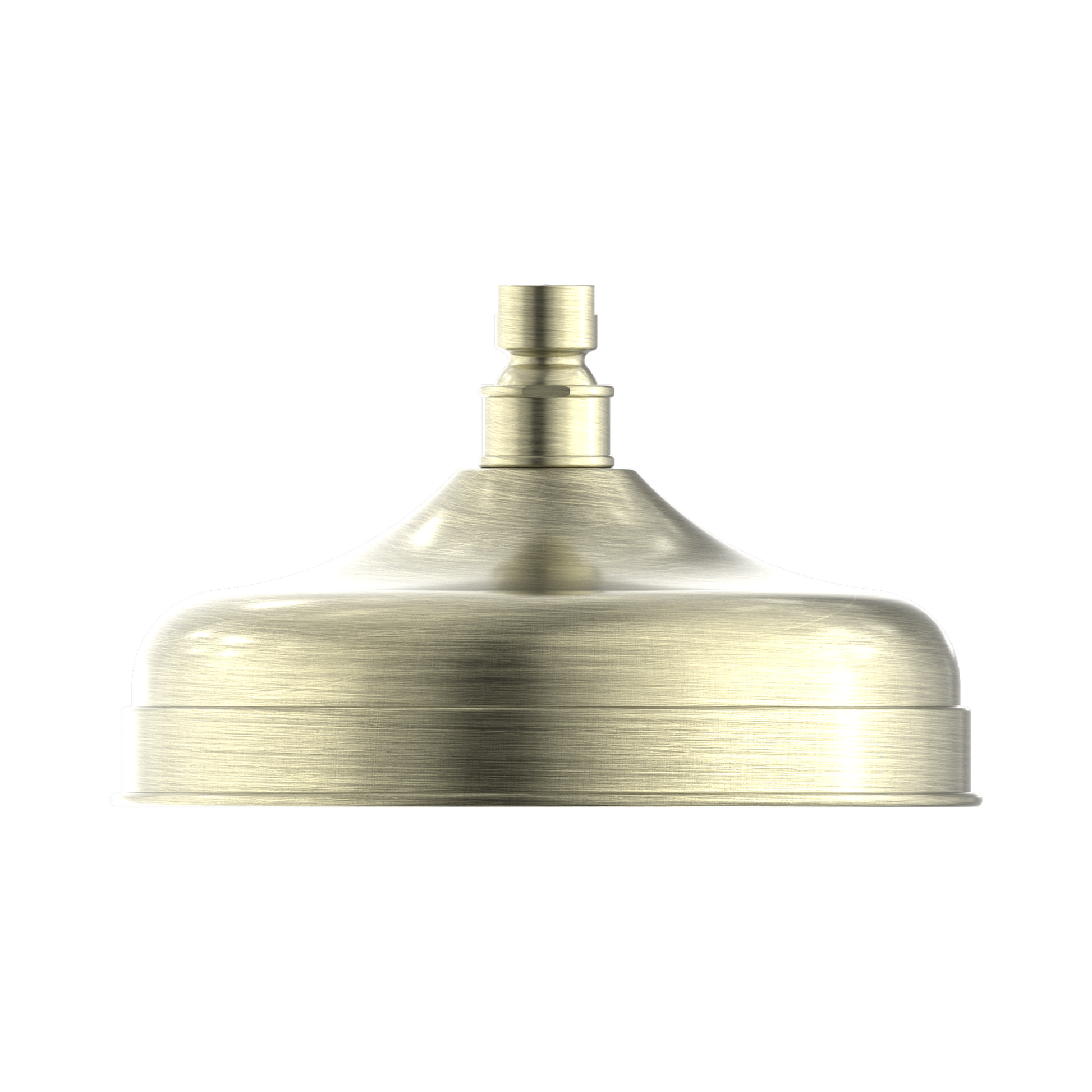 Nero York 200mm Shower Head Aged Brass