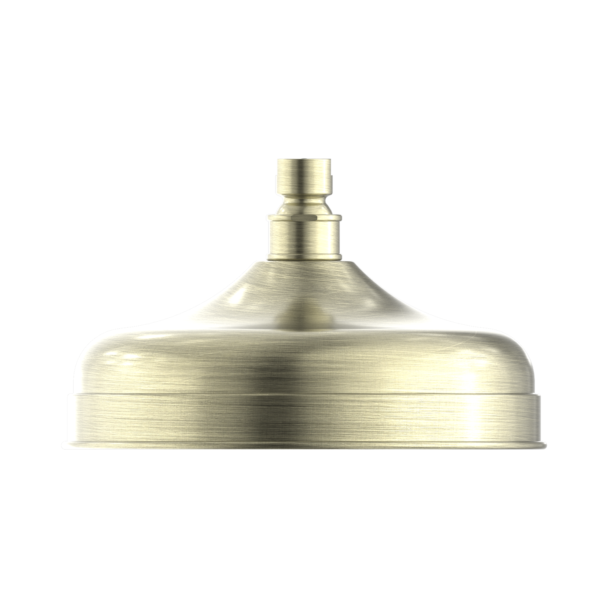 Nero York 200mm Shower Head Aged Brass