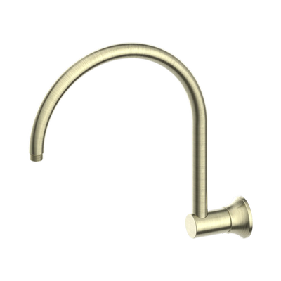 Nero York Shower Arm, Aged Brass