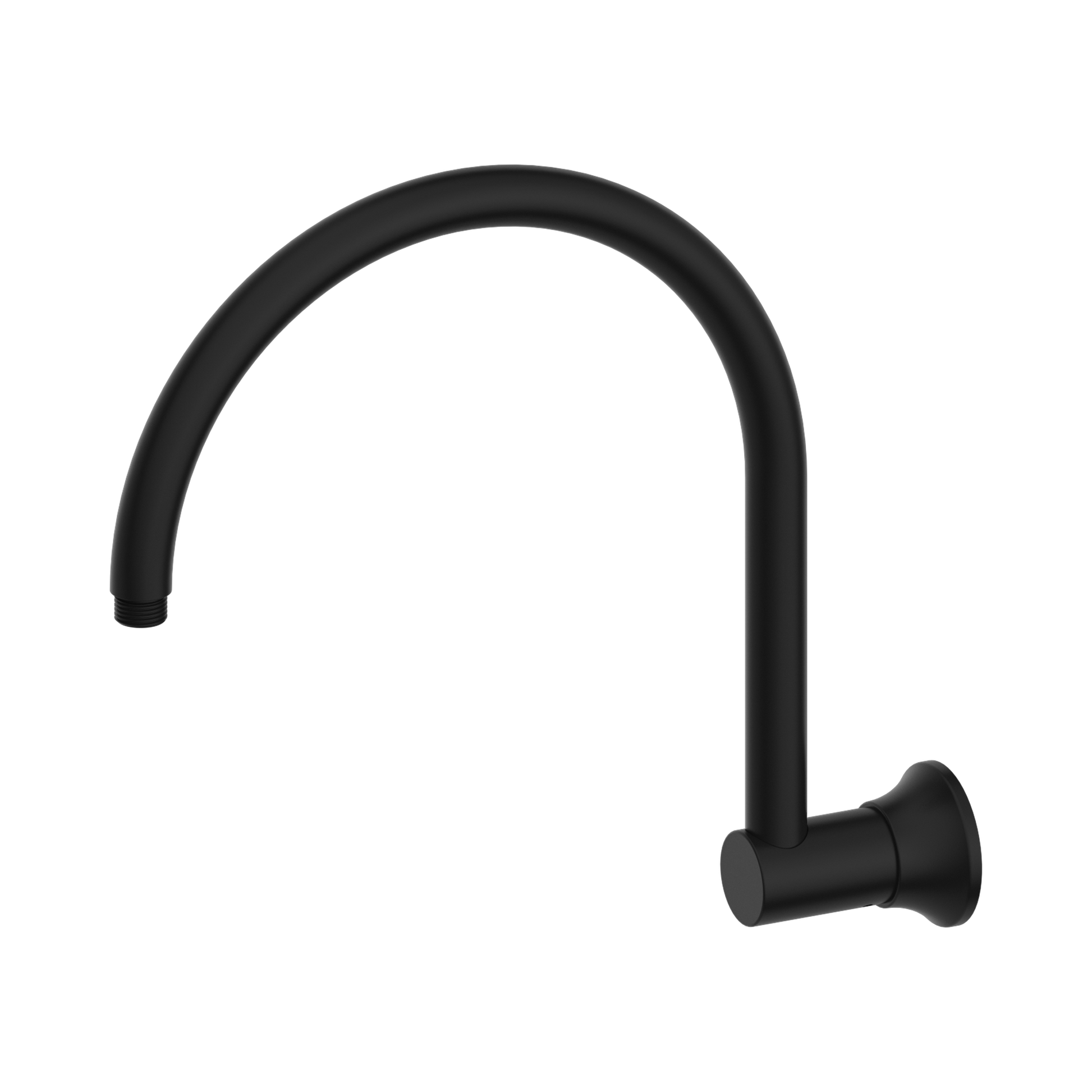 Nero York Shower Arm, Matte Black