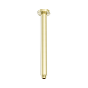 Nero Zen SS316L Round Ceiling Arm 300mm Length, Brushed Gold