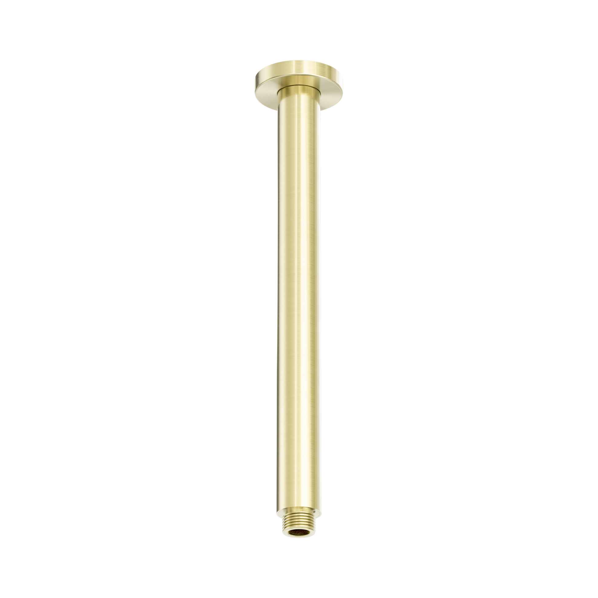 Nero Zen SS316L Round Ceiling Arm 300mm Length, Brushed Gold